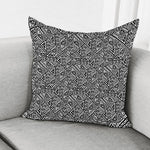 Black And White African Inspired Print Pillow Cover