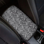 Black And White African Tribal Print Car Center Console Cover