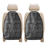Black And White African Tribal Print Car Seat Organizers
