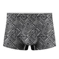 Black And White African Tribal Print Men's Boxer Briefs