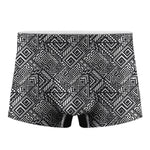Black And White African Tribal Print Men's Boxer Briefs