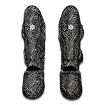 Black And White African Tribal Print Muay Thai Shin Guard