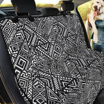 Black And White African Tribal Print Pet Car Back Seat Cover