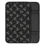 Black And White Alien Print Car Center Console Cover