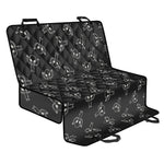 Black And White Alien Print Pet Car Back Seat Cover