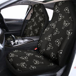 Black And White Alien Print Universal Fit Car Seat Covers