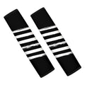 Black And White American Flag Print Car Seat Belt Covers
