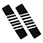 Black And White American Flag Print Car Seat Belt Covers