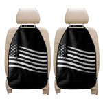 Black And White American Flag Print Car Seat Organizers