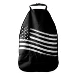 Black And White American Flag Print Car Seat Organizers