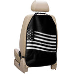Black And White American Flag Print Car Seat Organizers