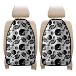 Black And White American Football Print Car Seat Organizers