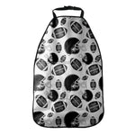 Black And White American Football Print Car Seat Organizers