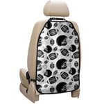 Black And White American Football Print Car Seat Organizers