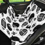 Black And White American Football Print Pet Car Back Seat Cover