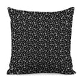 Black And White Anchor Pattern Print Pillow Cover