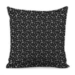 Black And White Anchor Pattern Print Pillow Cover