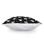 Black And White Angel Pattern Print Pillow Cover