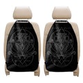 Black And White Aquarius Sign Print Car Seat Organizers