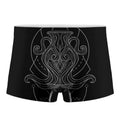 Black And White Aquarius Sign Print Men's Boxer Briefs