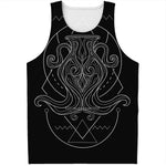 Black And White Aquarius Sign Print Men's Tank Top