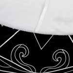 Black And White Aquarius Sign Print Sofa Cover
