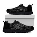 Black And White Aries Sign Print Black Running Shoes