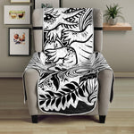 Black And White Axolotl Print Armchair Protector