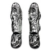 Black And White Axolotl Print Muay Thai Shin Guard