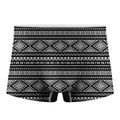 Black And White Aztec Ethnic Print Men's Boxer Briefs