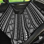 Black And White Aztec Ethnic Print Pet Car Back Seat Cover