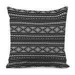 Black And White Aztec Ethnic Print Pillow Cover