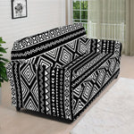 Black And White Aztec Ethnic Print Sofa Cover