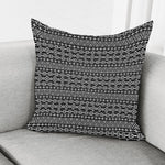 Black And White Aztec Geometric Print Pillow Cover