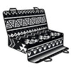 Black And White Aztec Pattern Print Pet Car Back Seat Cover