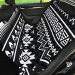 Black And White Aztec Pattern Print Pet Car Back Seat Cover