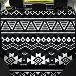 Black And White Aztec Pattern Print Pet Car Back Seat Cover