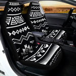 Black And White Aztec Pattern Print Universal Fit Car Seat Covers