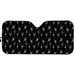 Black And White Ballet Pattern Print Car Sun Shade