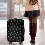 Black And White Ballet Pattern Print Luggage Cover