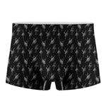 Black And White Ballet Pattern Print Men's Boxer Briefs