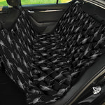 Black And White Ballet Pattern Print Pet Car Back Seat Cover