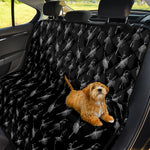Black And White Ballet Pattern Print Pet Car Back Seat Cover