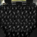 Black And White Ballet Pattern Print Pet Car Back Seat Cover