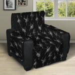 Black And White Ballet Pattern Print Recliner Protector