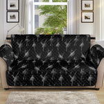 Black And White Ballet Pattern Print Sofa Protector