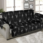 Black And White Ballet Pattern Print Sofa Protector