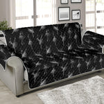 Black And White Ballet Pattern Print Sofa Protector