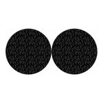Black And White Balloon Pattern Print Car Coasters