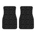 Black And White Balloon Pattern Print Front Car Floor Mats